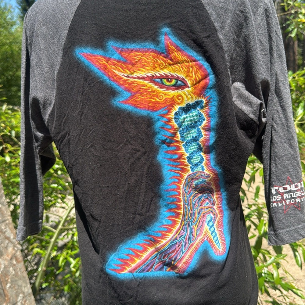 TOOL “The Torch Flaming Fear Inoculum” Tour 2022 Los Angeles 3/4 sleeve sz M - Picture 3 of 9